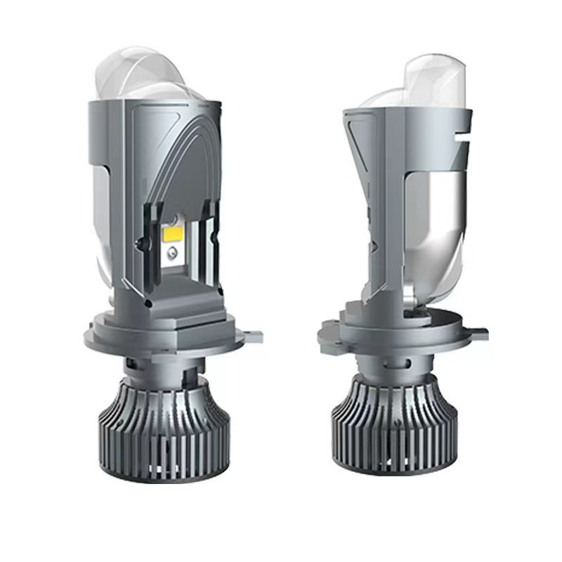 Лампи BI-LED міні-лінзи H4 "M01K MINI LED LENS H4" (+150%, 48000Лм, 6000К, 9-32v, Цоколь H4)