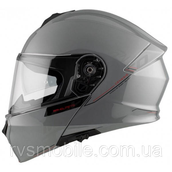 Мотошолом MT Genesis SV A12 Gloss Grey XS