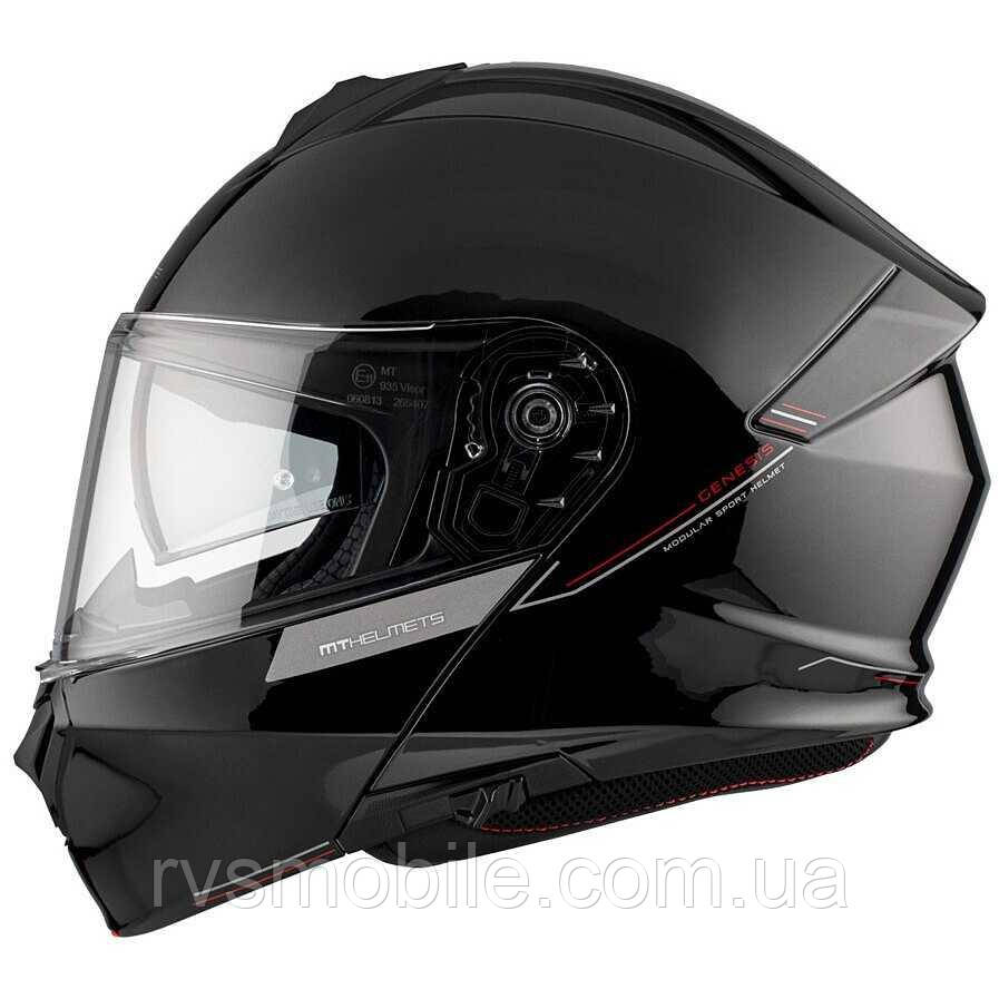 Мотошолом MT Genesis SV A1 Gloss Black XS