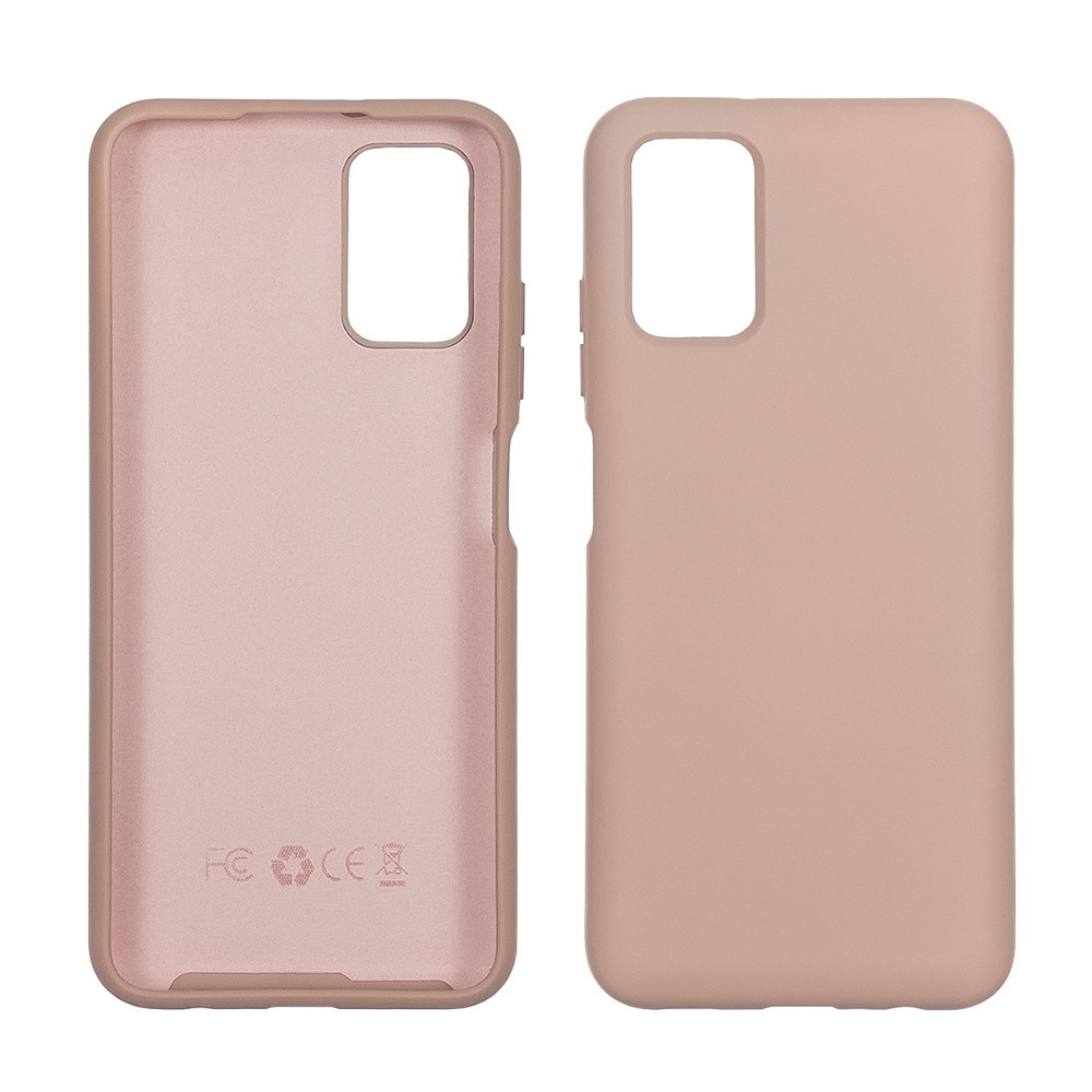 Чохол Full Nano Silicone Case для Samsung A03s колір 10 пісочно-рожевий