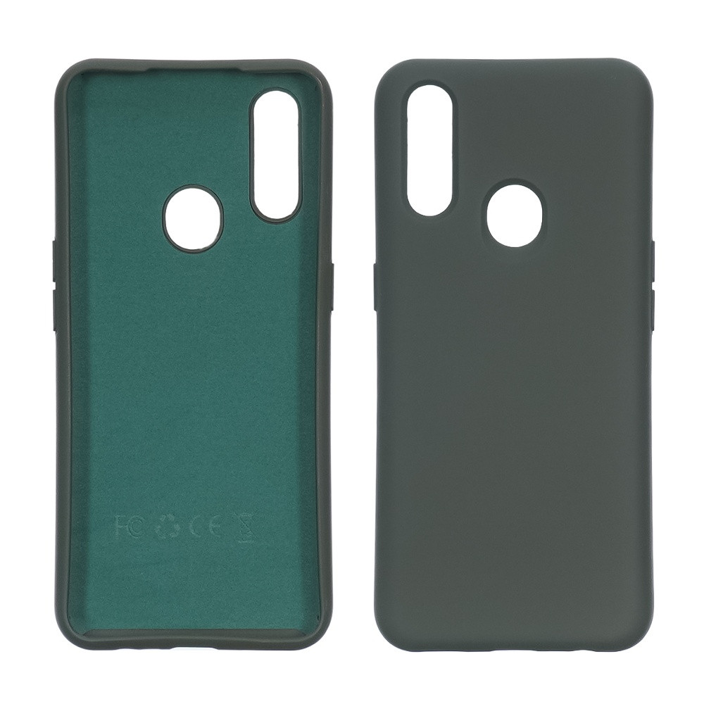 Чохол Full Nano Silicone Case для Oppo A31 колір 21 темний хакі