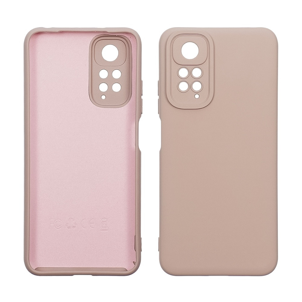 Чохол Full Nano Silicone Case для Xiaomi Redmi Note 11 (EUR 159.9 x 73.9 x 8.1 mm) колір 10 пісочно-рожевий