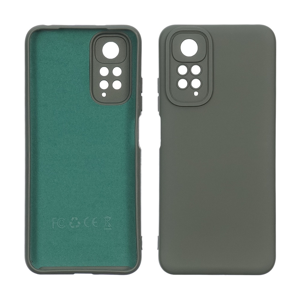 Чохол Full Nano Silicone Case для Xiaomi Redmi Note 11 (EUR 159.9 x 73.9 x 8.1 mm) колір 21 темний хакі