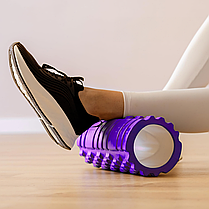 Масажний валик  WCG K1 Ролер Фіолетовий, фото 3