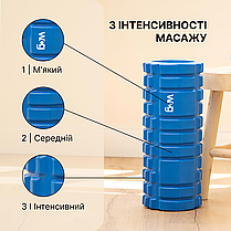 Масажний валік WCG K1 Роллер Синій, фото 6
