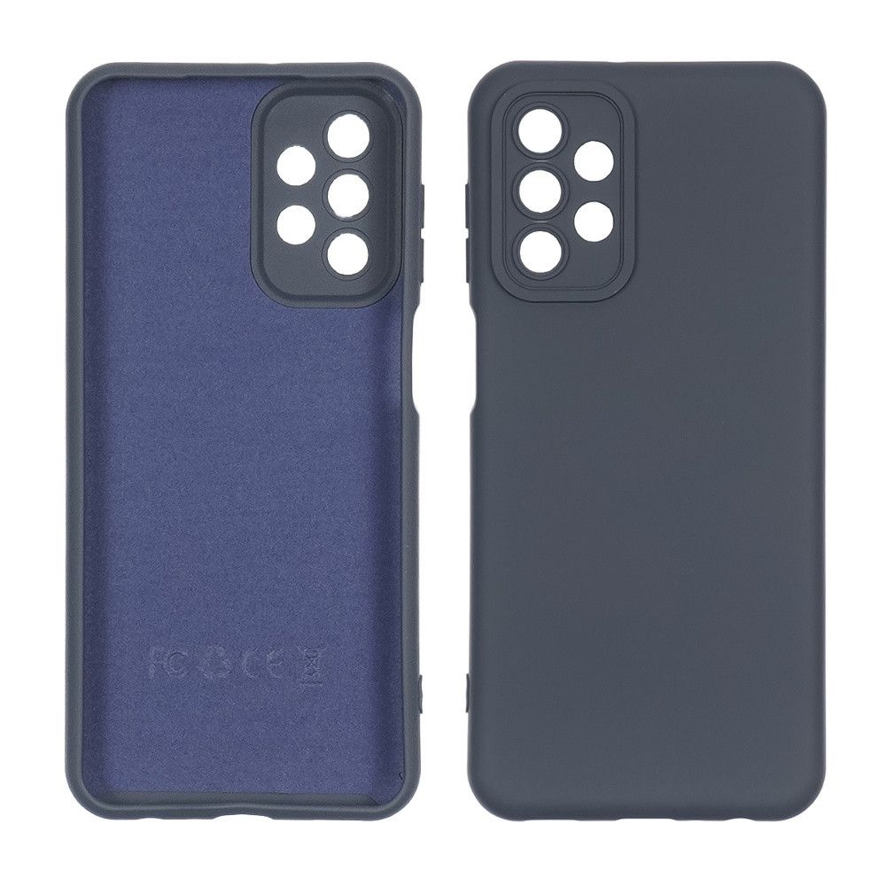 Чохол Full Nano Silicone Case для Samsung A235F A23 2022 колір 17 темно-синій