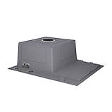 Мийка для кухні інтегрована Lidz Handmade H6350R крило праворуч (LDH6350BRUR45587) Brushed Steel 3,0/1,0 мм Baumar - Завжди Вчасно, фото 5