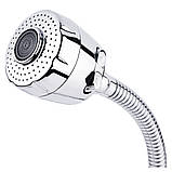 Змішувач для кухні Lidz Lamb 274F двохвентильний з гнучким виливом LDLAM274FCRM35074 Chrome Baumar - Завжди Вчасно, фото 5