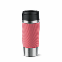 Tefal Термочашка Travel Mug Classic Twist, 0.36л, нержавіюча сталь, кораловий Baumar - Порадуй Себе