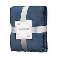 ARDESTO Плед Flannel 160х200см, 100% поліестер, синій темний Baumar - Порадуй Себе