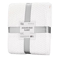 ARDESTO Плед Jacquard Braid 160х200см, 100% поліестер, айворі Baumar - Порадуй Себе