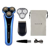 Remington Бритва електр. роторна X7 Limitless X, бритв.головок-3, від мережі, сух.+волог., тример, водонепрон., швид. зарядка,