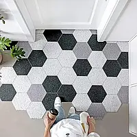 Коврик входной придверный в прихожую в коридор грязезащитный на резиновой основе d23