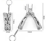 Складаний ніж багатофункціональний мультитул складні плоскогубці, фото 3