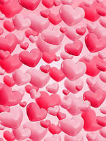 Плед «Романтичні серця. Romantic Hearts pink», фото 2