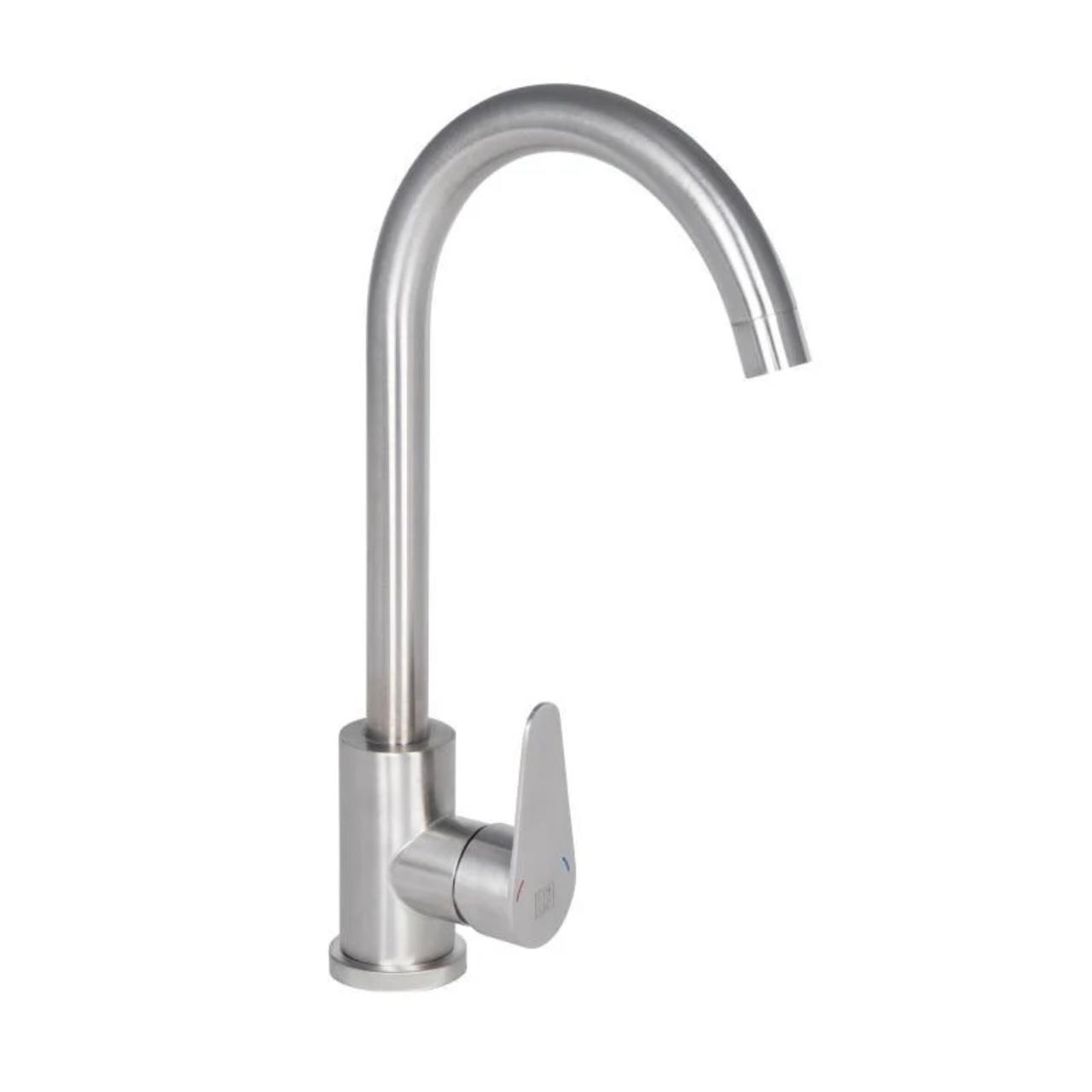 Змішувач для кухні Lidz Vida 015F (k35) LDVID015FNKS43355 Nickel Baumar - Завжди Вчасно, фото 1