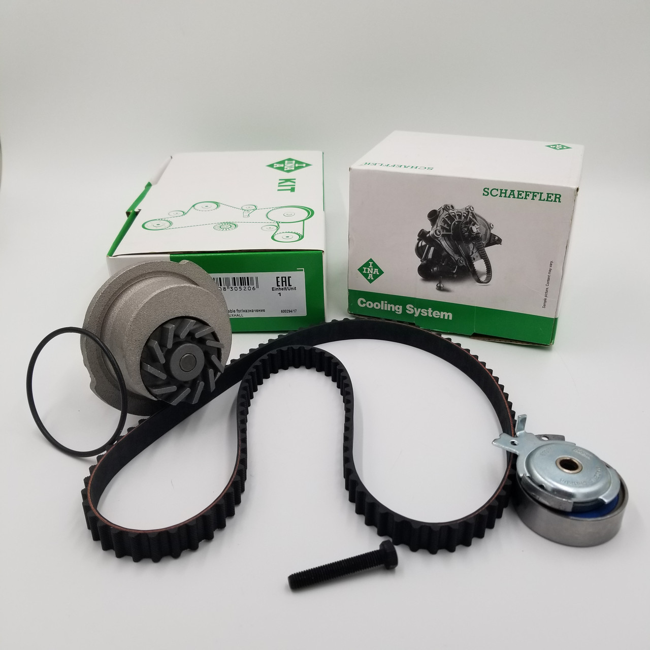 Комплект ременя ГРМ Ланос, Авео, Нексія 1.5 INA Німеччина, фото 1