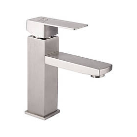 Змішувач для раковини Lidz Kubis 001F (k35) LDKUB001FNKS28534 Nickel Baumar - Завжди Вчасно