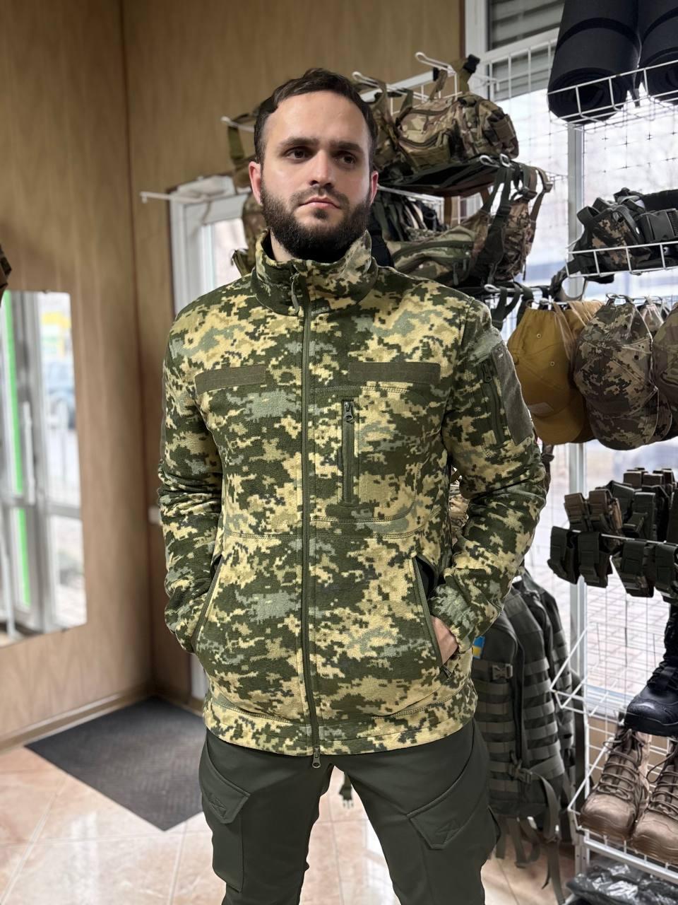Кофта BASE gen 2, ТМ КОRКА, фліс щільність 260 gr/m, піксель