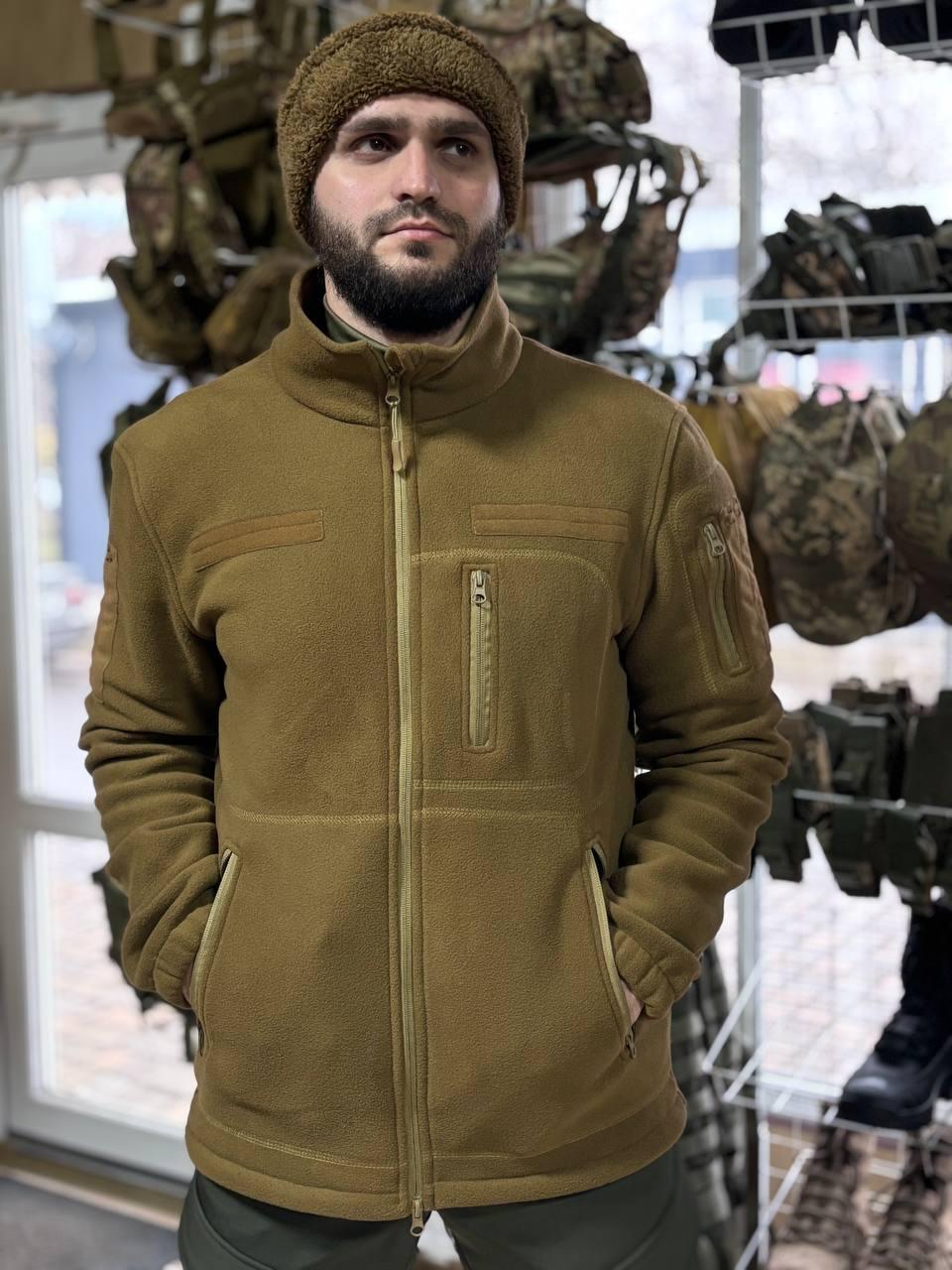 Кофта BASE gen 2, ТМ КОRКА, фліс щільність 260 gr/m, койот