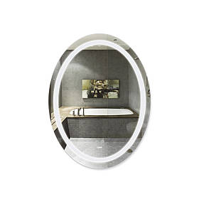 Дзеркало Lidz Vida 800х600 з LED-підсвічуванням Touch, з антизапотіванням, з димером, рег. яскравості LD78LF6080 Baumar - Завжди