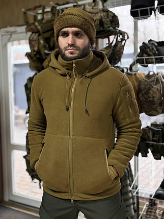 Парка TRAVELER, ТМ "КОRКА", флісова на хутрі щільність: 440 gr/m, койот, фото 1