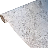 Шпалери вініл на флізеліні 10.05×1.06м Слов’янські обої 3750-06, сірі під штукатурку для спальні,вітальні,коридору,дитячої кімнати, фото 2