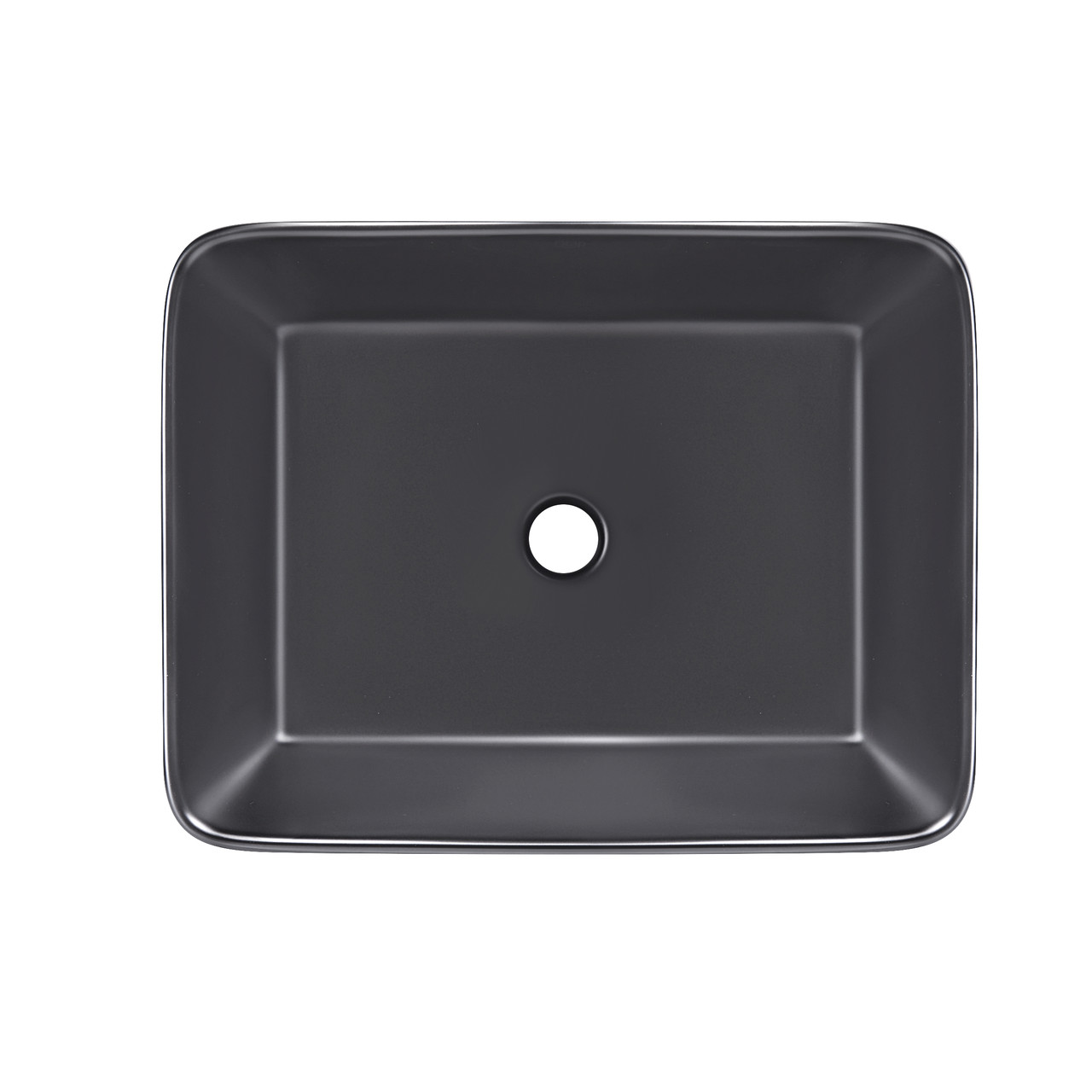 Раковина-чаша Qtap Tern 480х370х135 Matt black QT176069MB Baumar - Завжди Вчасно, фото 1