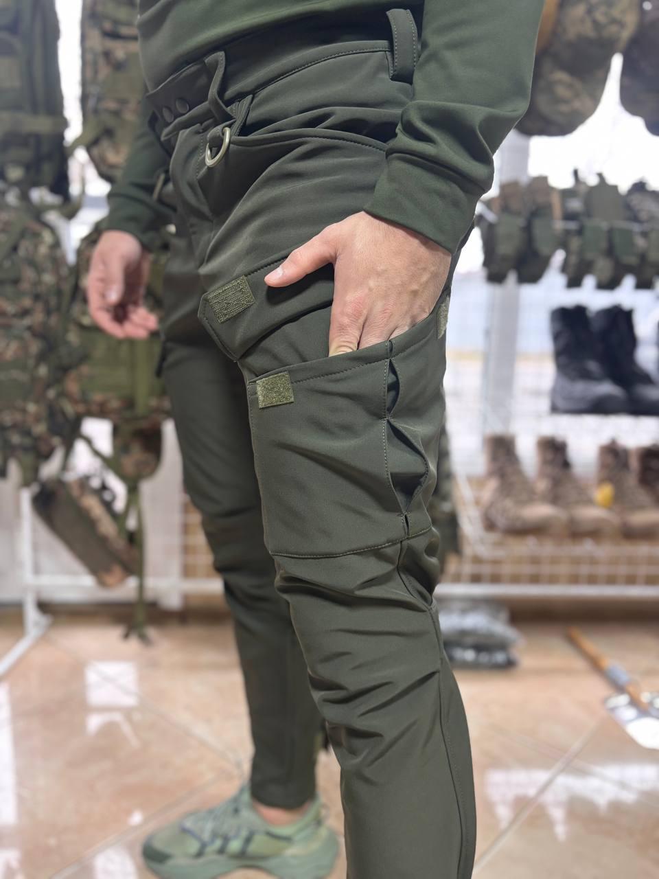 Штани Softshell олива