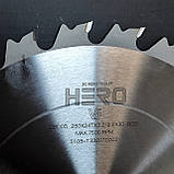 HERO Пила 250x3,2х2,2х30 мм 24z для поздовжнього пиляння деревини, фото 3