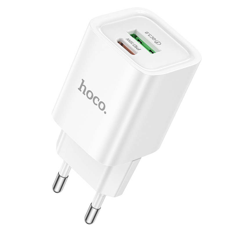 МЗП Hoco C149A Charm PD30W+QC3.0 charger(EU) White