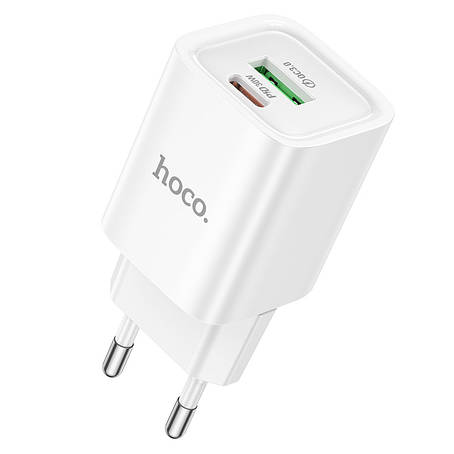 МЗП Hoco C149A Charm PD30W+QC3.0 charger(EU) White, фото 1