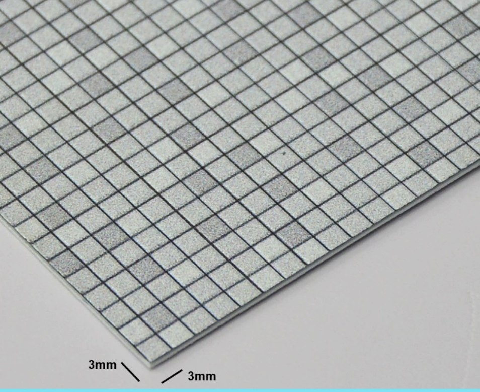 1:75 Імітація підлогової плитки 3 мм для моделювання та діорами 19*29 см, фото 1