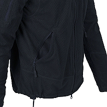 Толстовка флісова тактична Helikon-Tex Alpha Tactical BL-ALT-FG-37-B06 темно-синя, фото 3