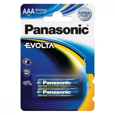 Батарейка Panasonic LR03 PANASONIC Evolta * 2 (LR03EGE/2BP)