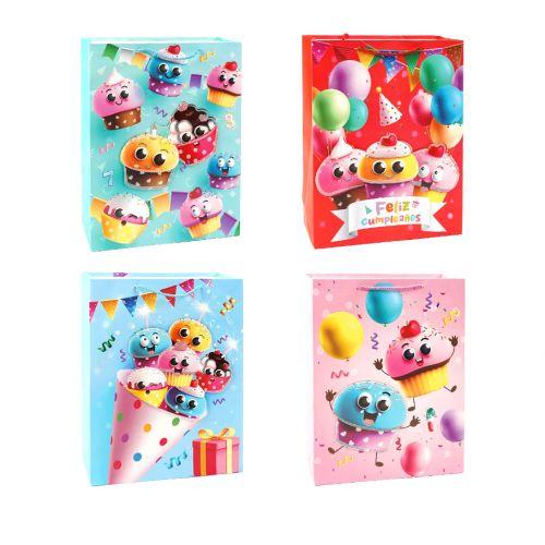 Пакет подарунковий, 41 х 12 х 31 см мікс, 1 штука [tsi255853-TSI], фото 1