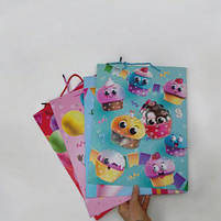 Пакет подарунковий, 41 х 12 х 31 см мікс, 1 штука [tsi255853-TSI], фото 2