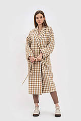 Пальто Lesia Бежевий Ландер 48 (12638000048)