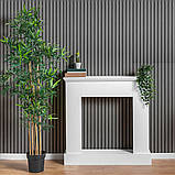 Рейка декоративна WPC стінова 3000х160х23мм Вугілля SW-00001534, фото 7