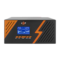ДБЖ з правильною синусоїдою 12V LPM-PSW-1500VA (1050Вт) Black, фото 3