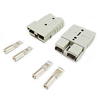 Силовий роз'єм живленнятура 50 А, сірі (к-т 2 штуки)