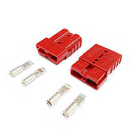 Силовий роз'єм живленнятура 50 А, червоні (к-т 2 штуки)