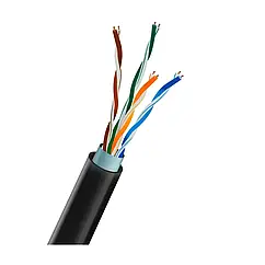 Кабель вита пара FTP CAT5E CU 0.51mm LDPE Outdoor Trinix 305m (33-00040)