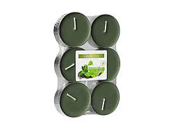 Свiчка-таблетка ароматизована h=2,2 см ø5,7 см 6 шт./пач. арт.Р 35-6 зілля чай ТМ BISPOL