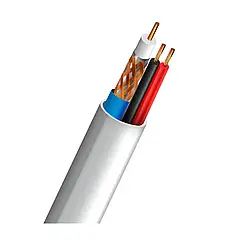Кабель коаксіальний SL-59+2*0.5 CU 0.8mm Indoor ОS-структура Trinix 305m (35-00042)