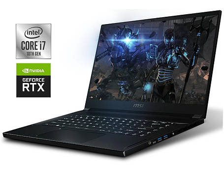 Ігровий ноутбук MSI GS66 Stealth 10SF/ 15.6" 1920x1080/ i7-10750H/ 16GB RAM/ 512GB SSD/ RTX 2070 8GB, фото 1