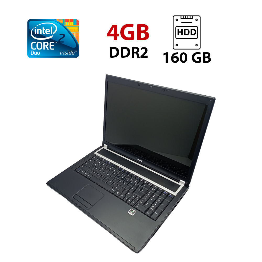 Ноутбук Asus Terra 171/ 17.1" (1440x900)/ Core2Duo P8600/ 4 GB RAM/ 160 GB HDD/ GeForce 9600M GT 512MB