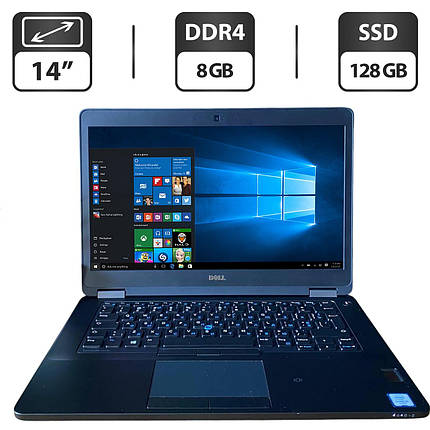 Ноутбук Dell Latitude E5470/ 14" (1366x768)/ Core i5-6300HQ/ 8 GB RAM/ 128 GB SSD/ HD 530, фото 1