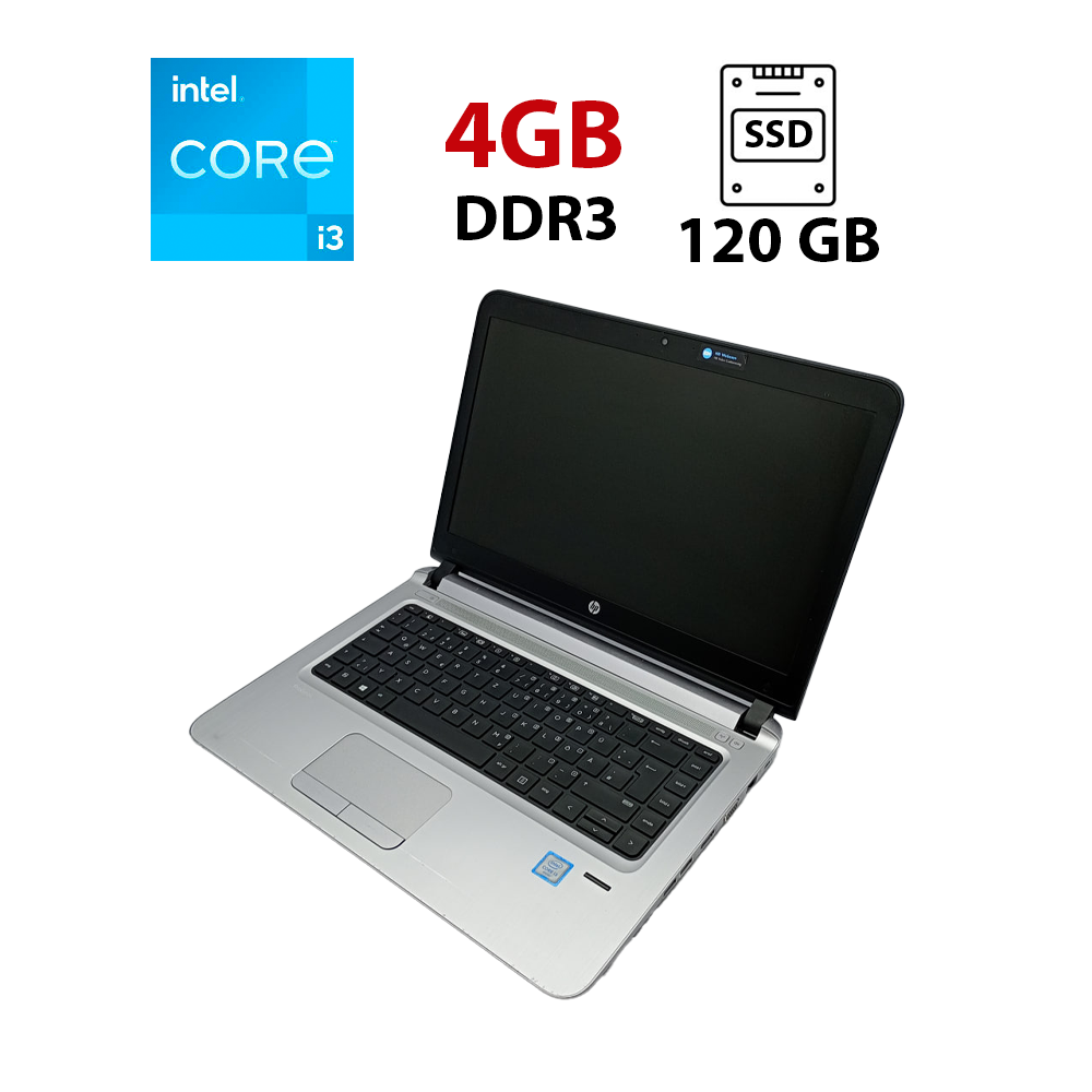 Ультрабук HP ProBook 440 G3/ 14" (1366x768)/ Core i3-6100U/ 4 GB RAM/ 120 GB SSD/ HD 520