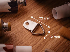 Підвіска для картин. Колір "срібло". 22х12мм